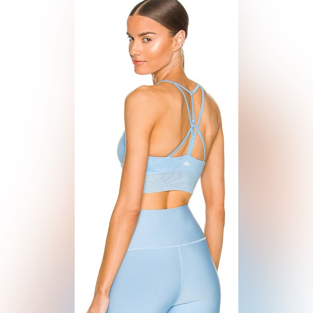 Brand New with Tags** alo, lavish bra, blue skies, medium